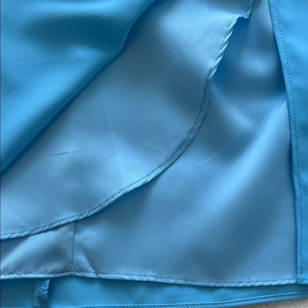 NWT Amanda Uprichard Samba Blue Halter Dress XS - Picture 3 of 5